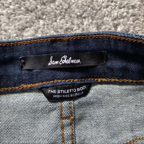 Sam Edelman Jenae The Stiletto Boot Women's Jeans - Picture 4 of 12